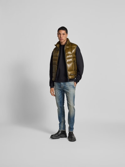 Dsquared2 Steppweste mit Stehkragen Gold 1