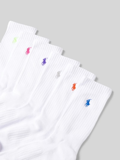 Polo Ralph Lauren Socken mit Rippenbündchen im 6er-Pack Weiss 2