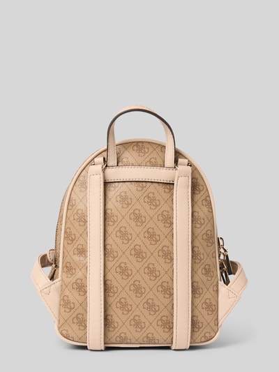 Guess Rucksack mit Label-Applikation Modell 'MANHATTAN' Taupe 4