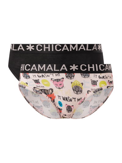 Chicamala Hipster mit Stretch-Anteil im 2er-Pack  Rose 2