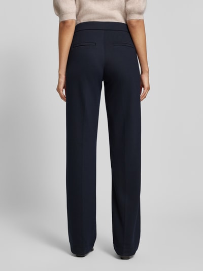 Angels Spodnie materiałowe z elastycznym pasem model ‘LIZ’ Granatowy 5