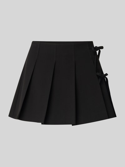 Only Uitlopende skort met viscose, model 'MELANIE' Zwart - 2