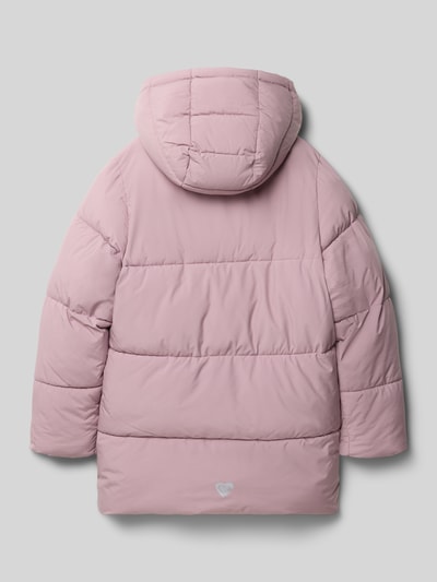 s.Oliver RED LABEL Kurtka pikowana o kroju regular fit z odblaskowym nadrukiem Jasnofioletowy 3