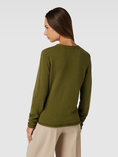 Tommy Hilfiger Strickpullover mit Rollsaum Khaki 5