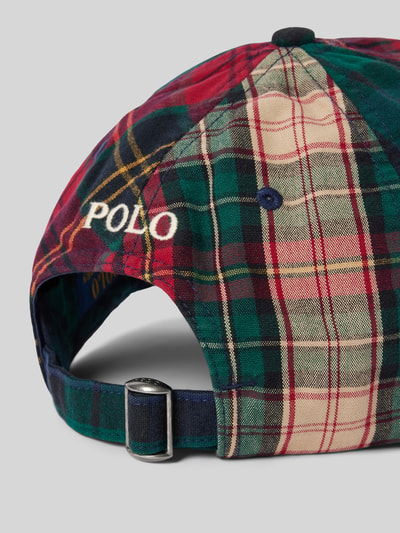 Polo Ralph Lauren Baseballpet met labelstitching Rood - 3