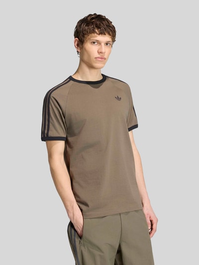 adidas Originals Regular Fit T-Shirt aus reiner Baumwolle Anthrazit 3
