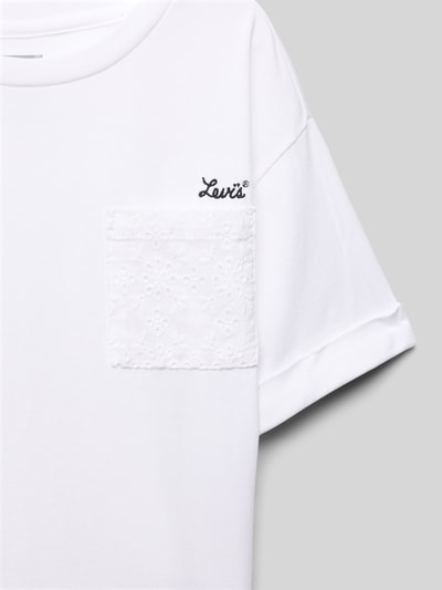 Levi’s® Kids T-Shirt mit Label-Stitching Weiss 2