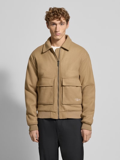 Pegador Jacke mit Reißverschluss Sand 4