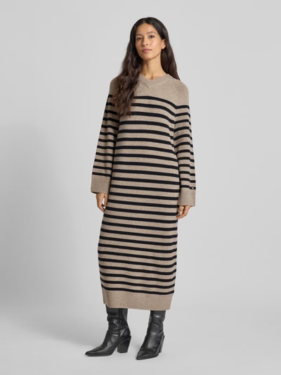 Tommy Hilfiger Gerade geschnittenes Freizeitkleid aus Woll-Kaschmir-Mix Beige 1