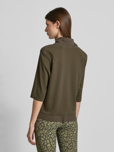 Marc Cain Sweatshirt met tunnelkoord Kaki - 5