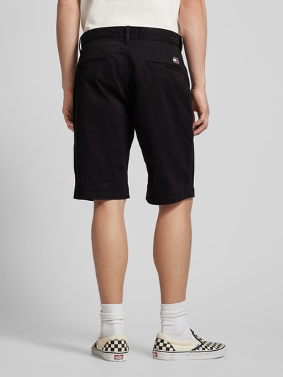 Tommy Jeans Shorts in unifarbenem Design Modell 'SCANTON' Black 5