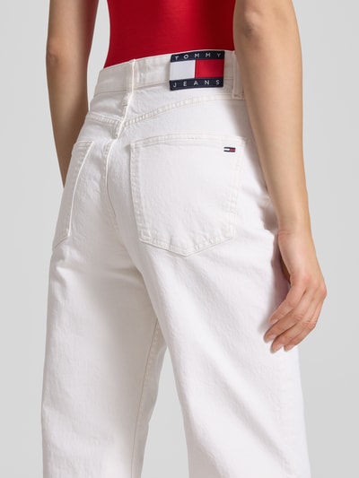 Tommy Jeans Slim fit jeans met rechte pijpen, model 'LAYLA' Ecru - 3