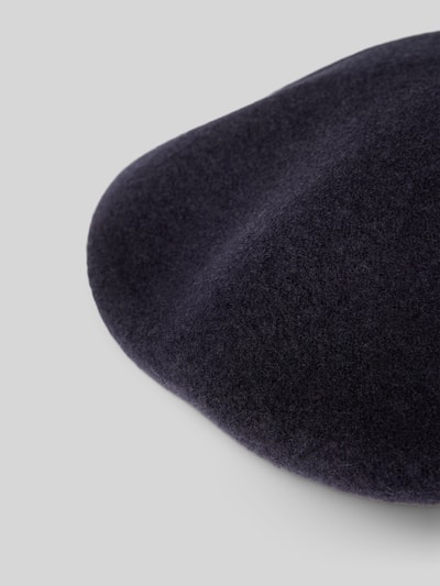 Loevenich Baskenmütze aus reiner Wolle Dunkelblau 2