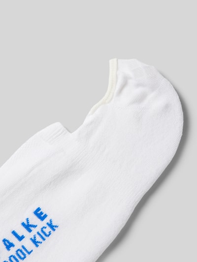 Falke Sneakersocken mit Label-Print Weiss 2