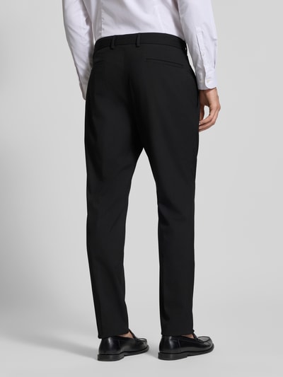 s.Oliver BLACK LABEL Spodnie do garnituru z wpuszczanymi kieszeniami model ‘Pure’ Czarny 5