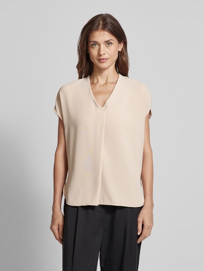 Christian Berg Woman Selection Blusenshirt mit V-Ausschnitt Sand 4