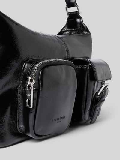 LIEBESKIND BERLIN Hobo Bag mit Tragehenkel Modell 'ANDREA' Black 3