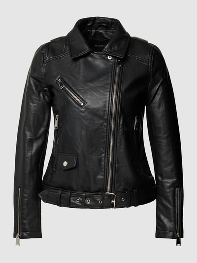 WITHBLACK Jacke in Leder-Optik Black 2