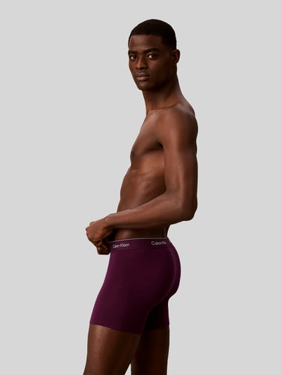 Calvin Klein Underwear Pant & Trunk aus Baumwoll-Mix im 3er-Pack Modell 'BOXER BRIEF' Hellgrau 4