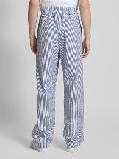 SERGIO TACCHINI Straight leg broek met labelstitching, model 'GALLIPOLI' Lichtblauw - 5