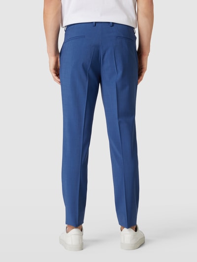 HUGO Pantalon met scheerwol, model 'Hesten' Marineblauw - 5