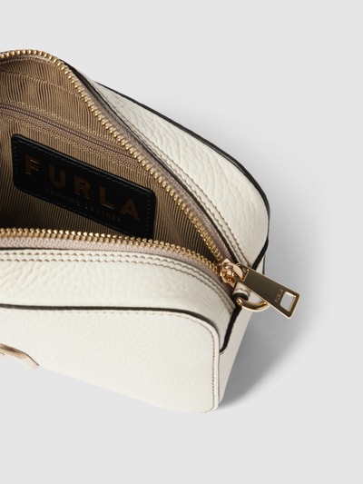 FURLA Torba na ramię z aplikacją z logo model ‘PRIMULA’ Écru 5