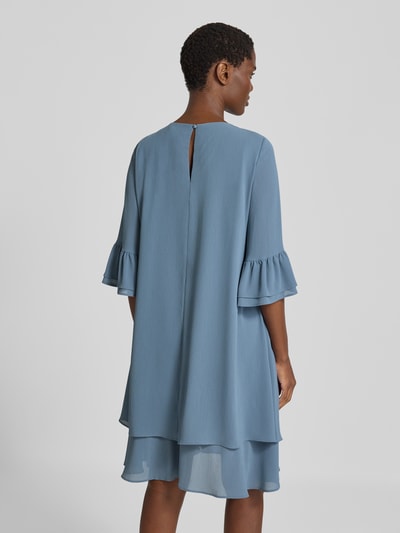 Christian Berg Cocktail Relaxed Fit Kleid in Knielänge Rauchblau 5