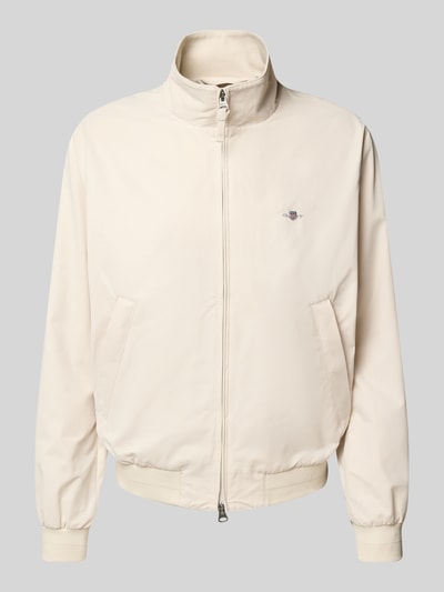 Gant Kurtka z wyhaftowanym logo model ‘LIGHTWEIGHT HAMPSHIRE’ Złamany biały 2