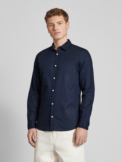 Jack & Jones Vrijetijdsoverhemd met knoopsluiting Donkerblauw - 4