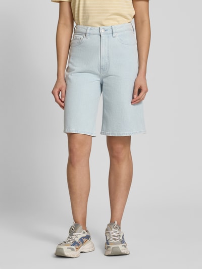 Ivy Oak Baggy Fit Jeansshorts im 5-Pocket-Design Modell 'PIRI' Bleu 4