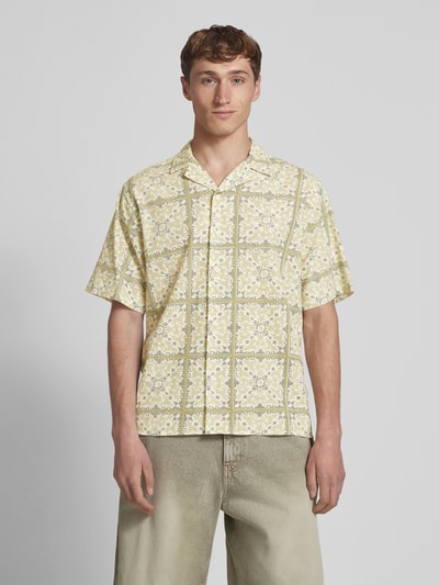 Redefined Rebel Vrijetijdsoverhemd met reverskraag, model 'HOWIE' Beige - 4