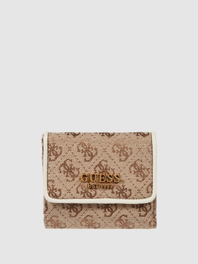 Guess Portemonnaie mit Label-Applikation Offwhite 1