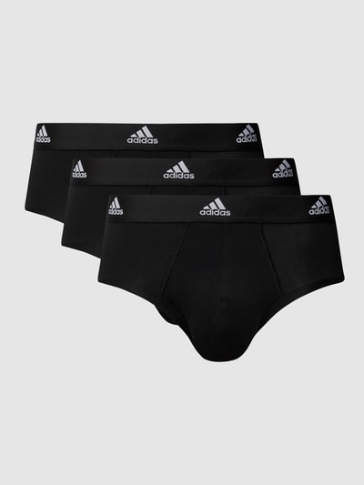 ADIDAS SPORTSWEAR Obcisłe bokserki z napisem z logo Czarny 2