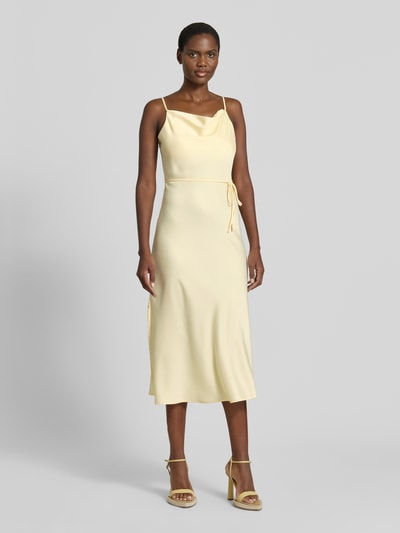 YAS Midikleid mit Stretch-Anteil Modell 'THEA' GELB 4