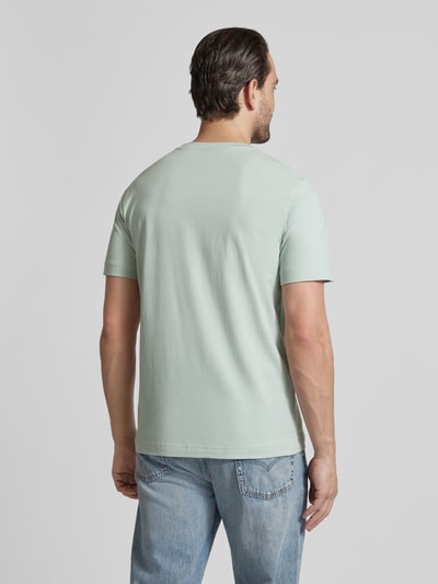 Tom Tailor Regular Fit T-Shirt aus reiner Baumwolle Lind 5
