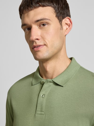 Christian Berg Men Regular Fit Poloshirt mit Knopfleiste Schilf 3