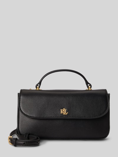 Lauren Ralph Lauren Umhängetasche aus echtem Kalbsleder Modell 'MRCY' Black 2