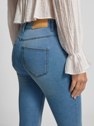 Noisy May High Waist Skinny Fit Jeans Modell 'CALLIE' Hellblau 3
