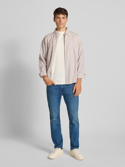 Jack & Jones Straight Fit Jeans im 5-Pocket-Design Modell 'Clark' Jeansblau 1