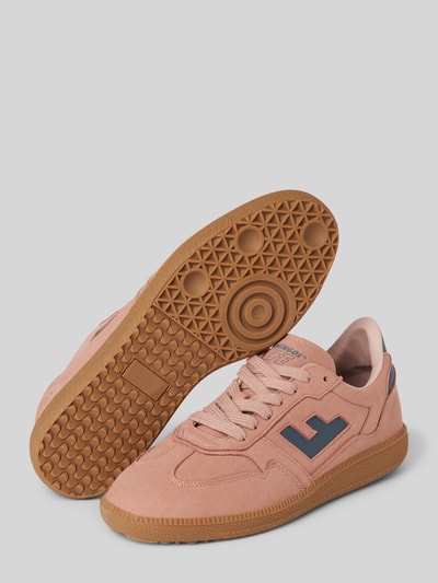 Flamingos Life Sneakersy z detalami z logo model ‘BURELA SLIM’ Mocnoróżowy 3