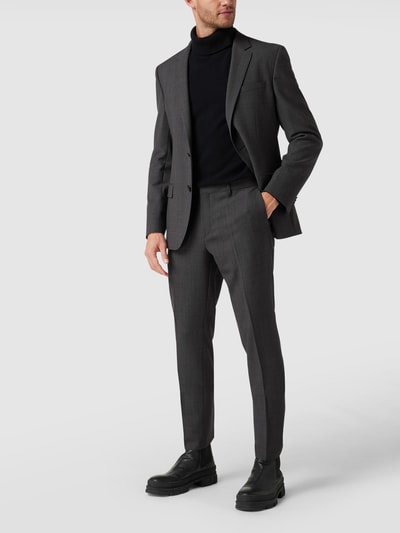 HUGO Slim fit pantalon met stretch Antraciet - 1