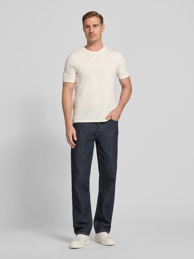 MCNEAL Regular Fit T-Shirt mit Rundhalsausschnitt Ecru 1