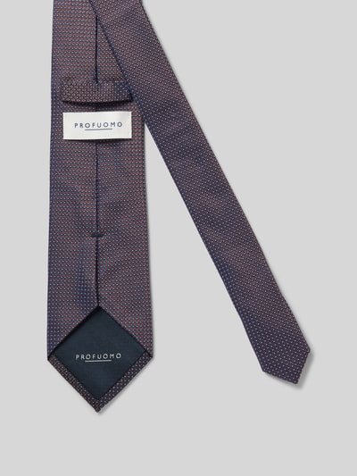 Profuomo Krawatte mit Label-Detail Mittelbraun 2