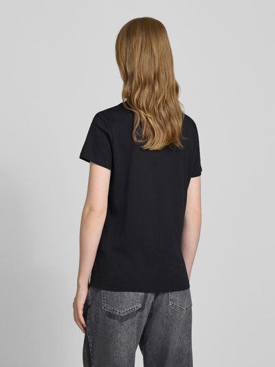 BOSS Orange Regular fit T-shirt van puur katoen Zwart - 5