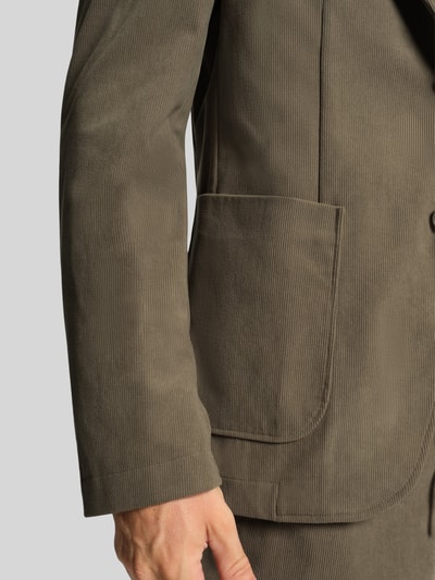 BOSS Slim Fit Sakko im legeren Double Layer Look Modell 'P-HANRY' Schlamm 6
