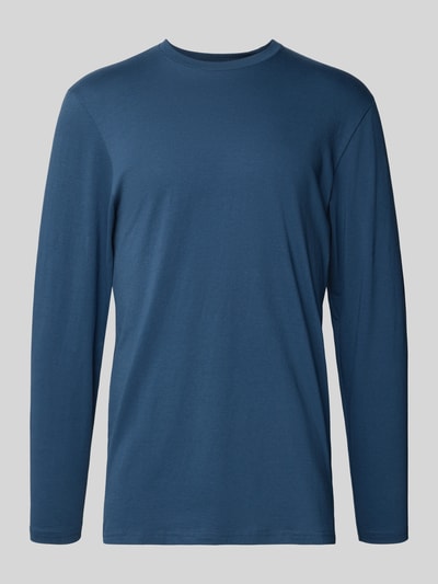 RAGMAN Shirt met lange mouwen en geribde ronde hals Donkerblauw - 2