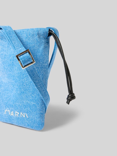 Marni Crossbody Bag mit Label-Stitching Royal 3