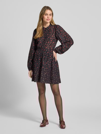 MSCH Copenhagen Regular Fit Hemdbluse aus Viskose-Mix Modell 'Nancy' Black 1