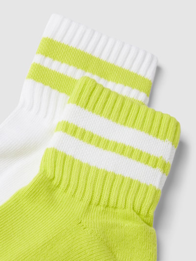 Scotch & Soda Socken mit Label-Detail im 2er-Pack Modell 'Bold Stripe' GELB 2