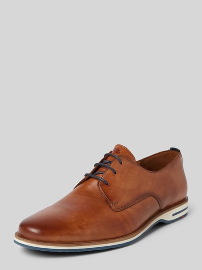 Lloyd Derby-Schuhe aus Leder Modell 'DAKIN' Cognac 1